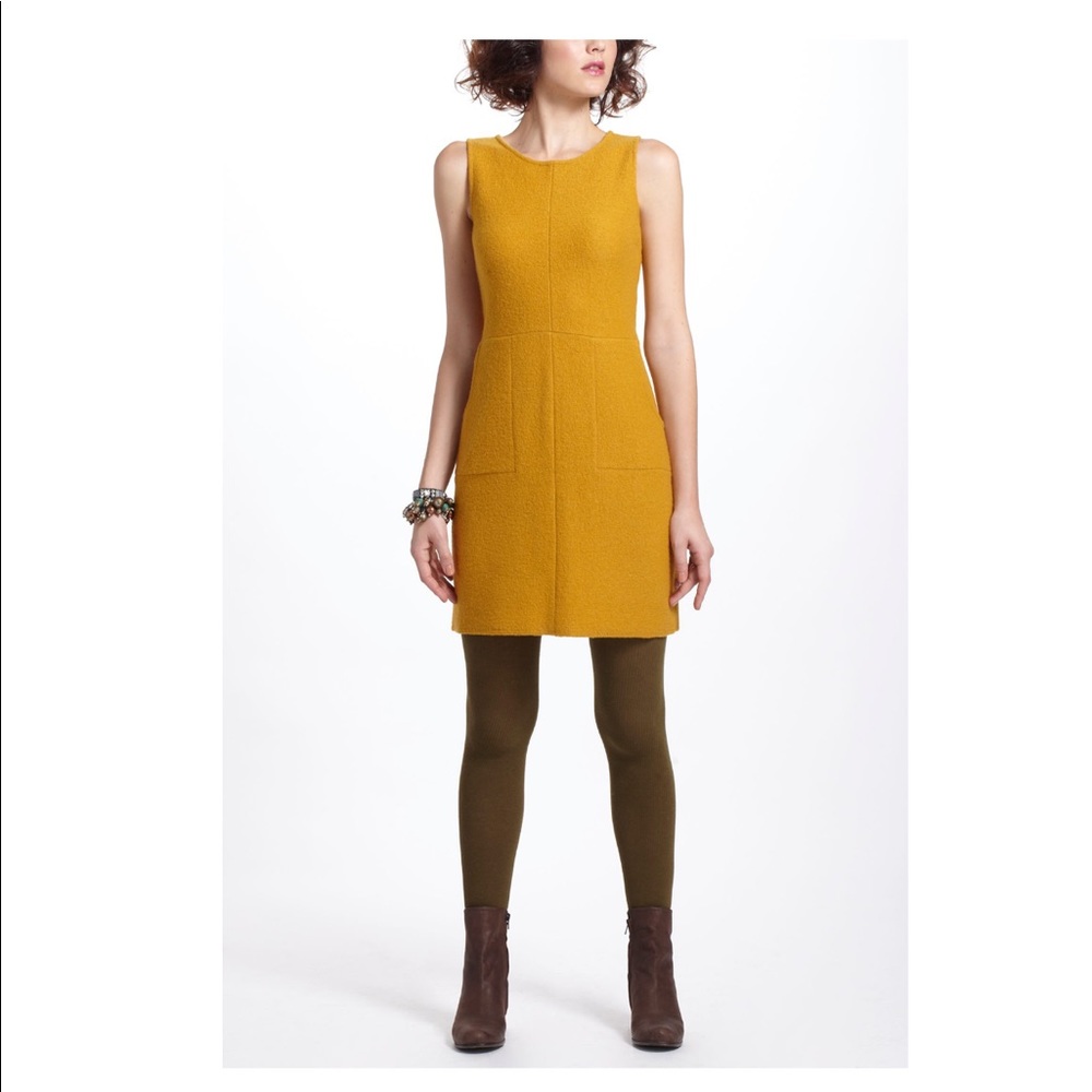 Anthropologie Sparrow Boiled Wool Dress XS